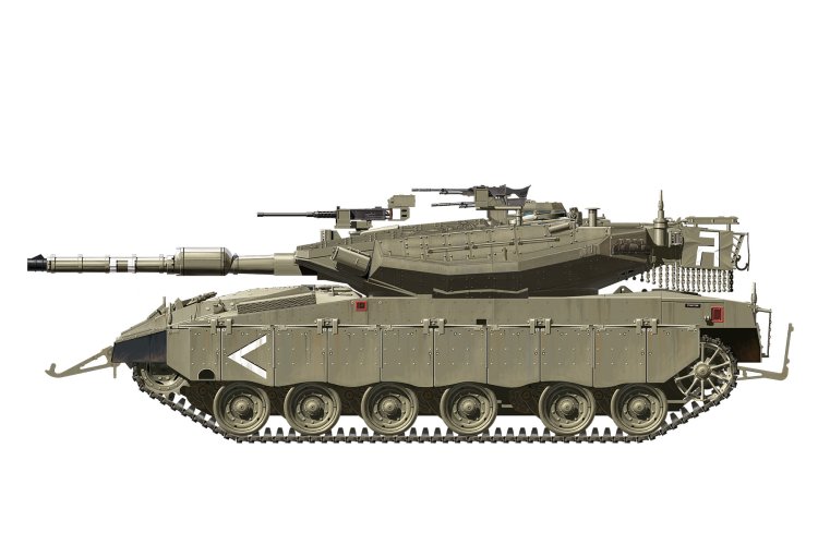 1:35 MENG TS025 Merkava Mk.3D Late LIC - Israel Main Battle Tank - Ments025 13 - MENTS025