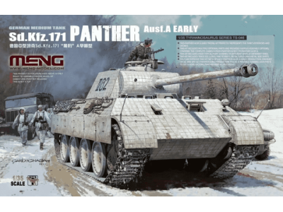 1:35 MENG TS046 German Medium Tank Sd.Kfz. 171 Panther Ausf. A - Ments046 meng 135 panther a tank model - MENTS046