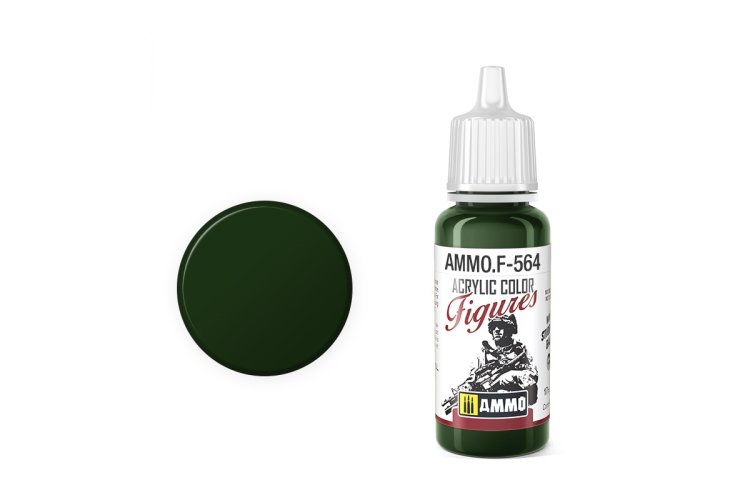 AMMO MIG F564 Figure Paints - Military Green - Acryl - 17ml - Mig f564 1 - MIGF564-XS