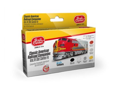 AMMO MIG R1019 Classic American Railroad Comp. VOL.4 Old Santa Fe - Acryl Set - Mig r 1019 - MIGR1019-XS