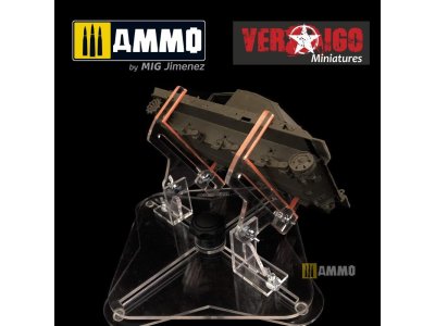 AMMO MIG VMP026 Airbrush Stand III with Rotary Base - For AFV Models - Mig vmp026 - MIGVMP026