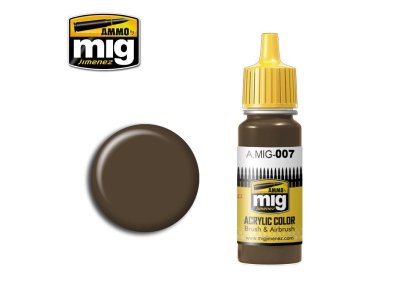 AMMO MIG 0007 Dark Brown RAL 7017 - Acryl - Mig0007 - MIG0007-XS