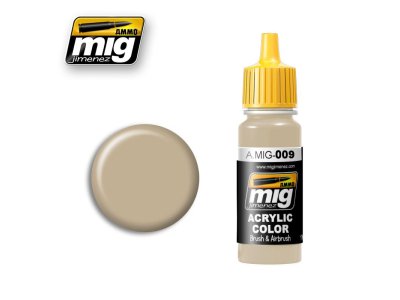 AMMO MIG 0009 Sand Grey RAL 7027 - Acryl - Mig0009 - MIG0009-XS