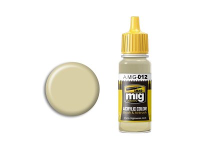 AMMO MIG 0012 Dark Yellow '44 DG III RAL 7028 - Acryl - Mig0012 xs - MIG0012-XS