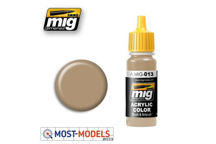 AMMO MIG 0013 Tan RAL 8000 - Acryl  - Mig0013 2 - MIG0013-XS