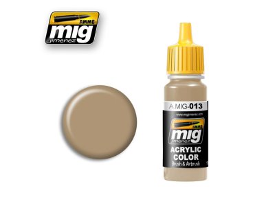 AMMO MIG 0013 Tan RAL 8000 - Acryl  - Mig0013 - MIG0013-XS