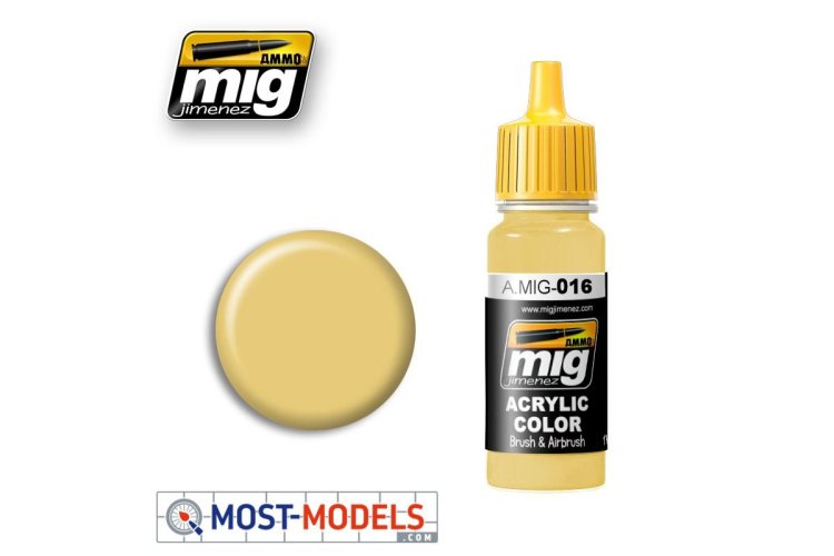 AMMO MIG 0016 Tan RAL 8020 - Acryl - Mig0016 2 - MIG0016-XS