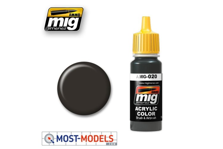 AMMO MIG 0020 6K Russian Brown - Acryl - Mig0020 2 - MIG0020-XS