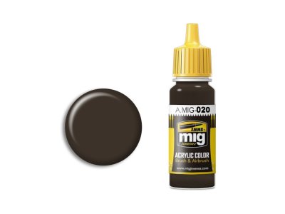 AMMO MIG 0020 6K Russian Brown - Acryl - Mig0020 xs - MIG0020-XS