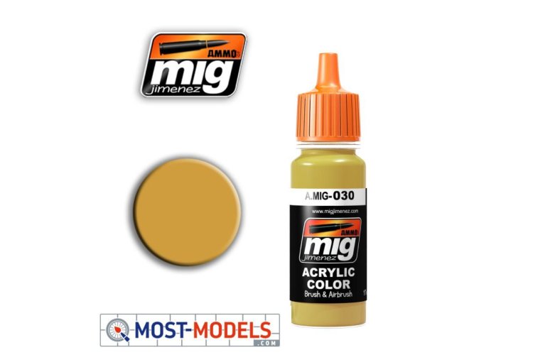 AMMO MIG 0030 Sand Yellow - Acryl - Mig0030 1 - MIG0030-XS