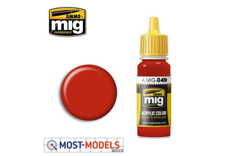 AMMO MIG 0049 Red - Acryl - Mig0049 1 - MIG0049-XS