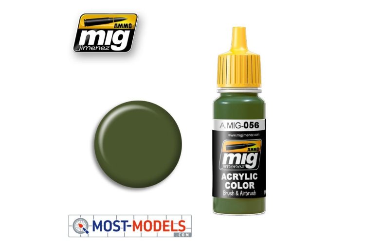 AMMO MIG 0056 Green Khaki - Acryl - Mig0056 1 - MIG0056-XS