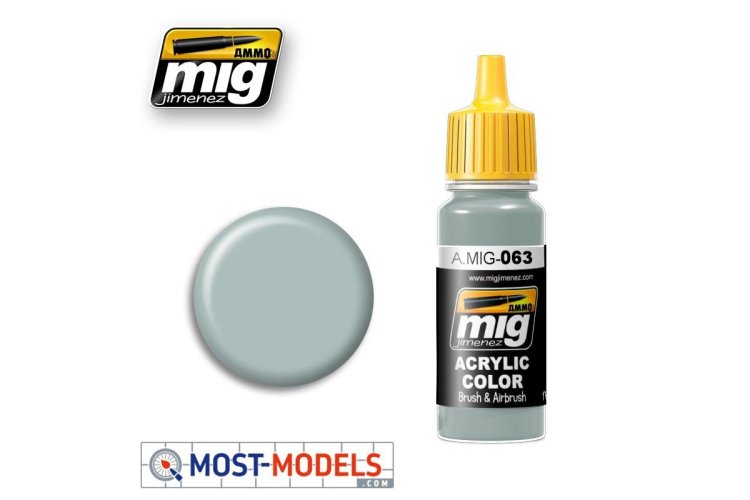 AMMO MIG 0063 Pale Grey - Acryl - Mig0063 1 - MIG0063-XS