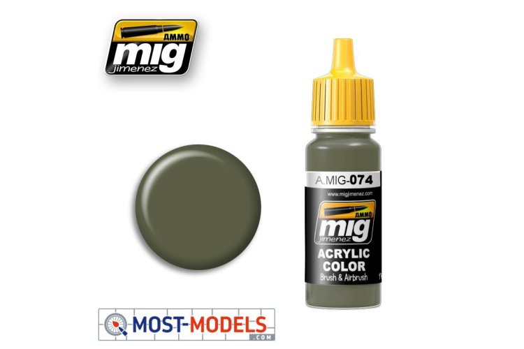 AMMO MIG 0074 Green Moss - Acryl - Mig0074 1 - MIG0074-XS