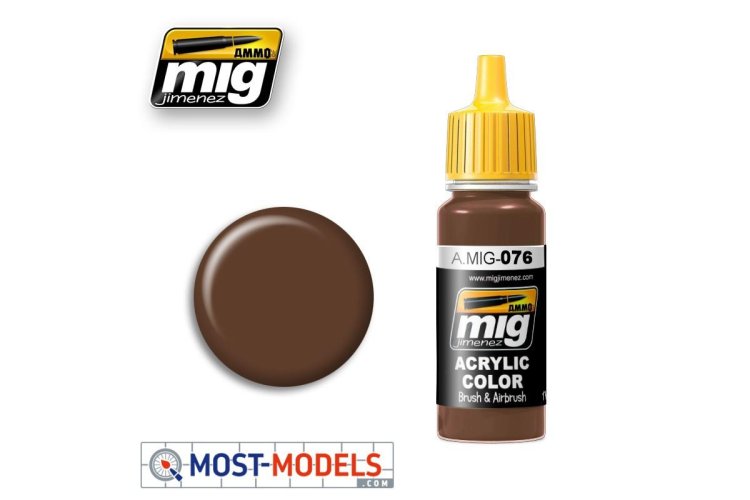 AMMO MIG 0076 Brown Soil - Acryl - Mig0076 1 - MIG0076-XS