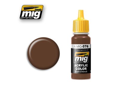 AMMO MIG 0076 Brown Soil - Acryl - Mig0076 - MIG0076-XS