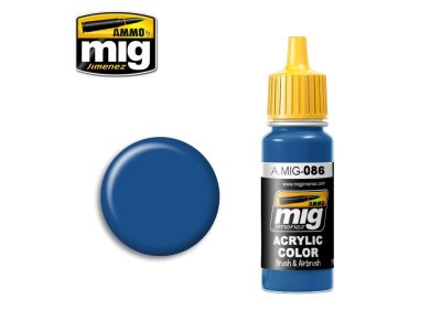 AMMO MIG 0086 Blue RAL 5019 - Acryl - Mig0086 - MIG0086-XS