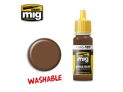 AMMO MIG 0107 Washable Earth - Acryl - Mig0107 - MIG0107-XS