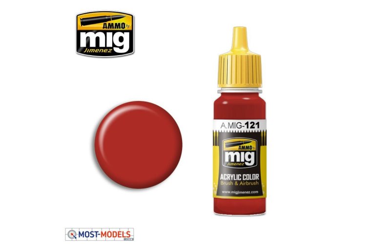 AMMO MIG 0121 Blood Red - Acryl  - Mig0121 1 - MIG0121-XS