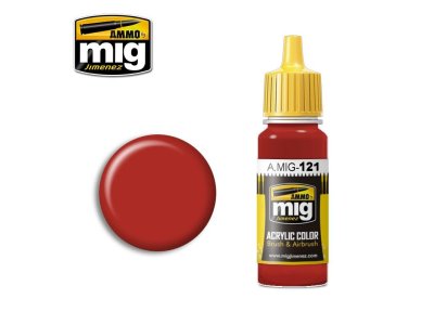 AMMO MIG 0121 Blood Red - Acryl  - Mig0121 - MIG0121-XS