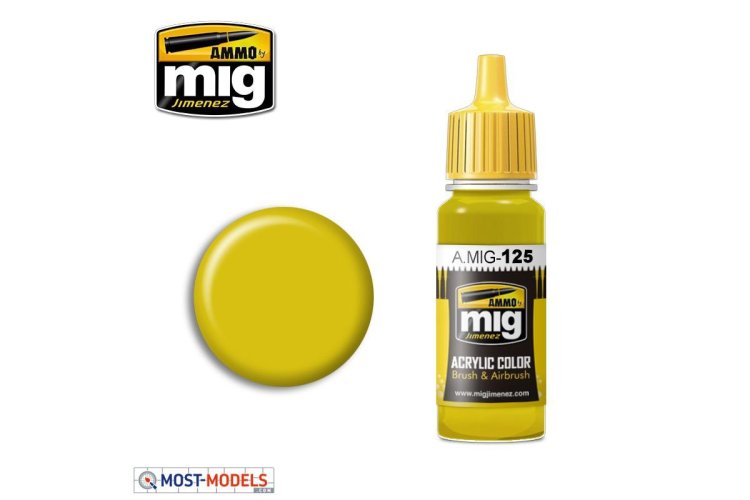 AMMO MIG 0125 Gold Yellow - Acryl - Mig0125 1 - MIG0125-XS