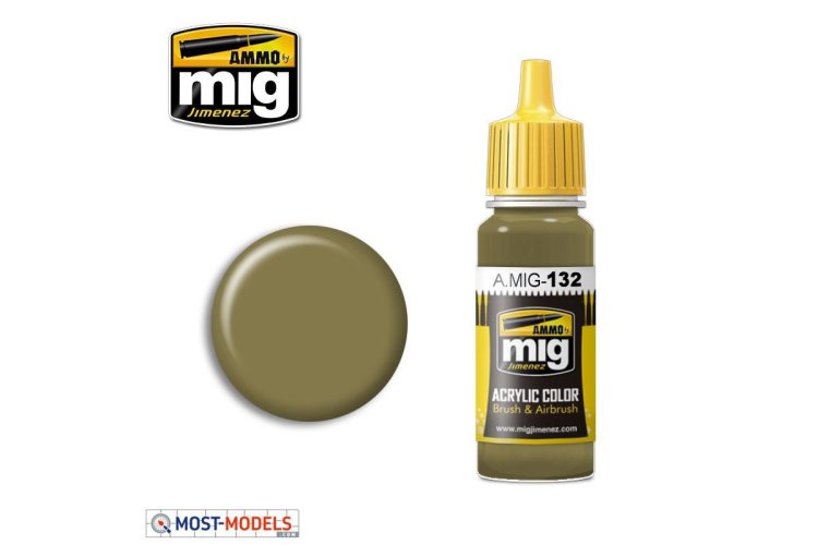 AMMO MIG 0132 Real IDF Sand Grey 73 - Acryl - Mig0132 1 - MIG0132-XS