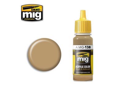 AMMO MIG 0138 Desert Yellow - Acryl - Mig0138 - MIG0138-XS