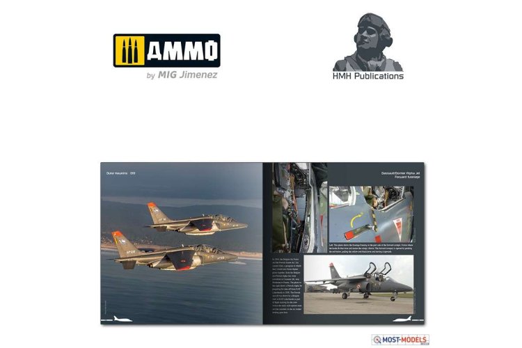 AMMO MIG DH018 Aircraft in Detail Dassault / Dornier Alpha Jet - Book - Mig018 4 dassault dornier alpha jet - MIGDH018