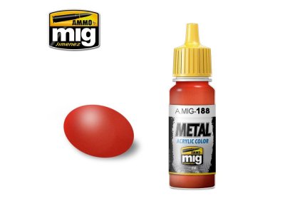 AMMO MIG 0188 Red - Metallic - Acryl - Mig0188 - MIG0188-XS