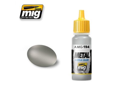 AMMO MIG 0194 Aluminium - Matt - Acyl - Mig0194 - MIG0194-XS