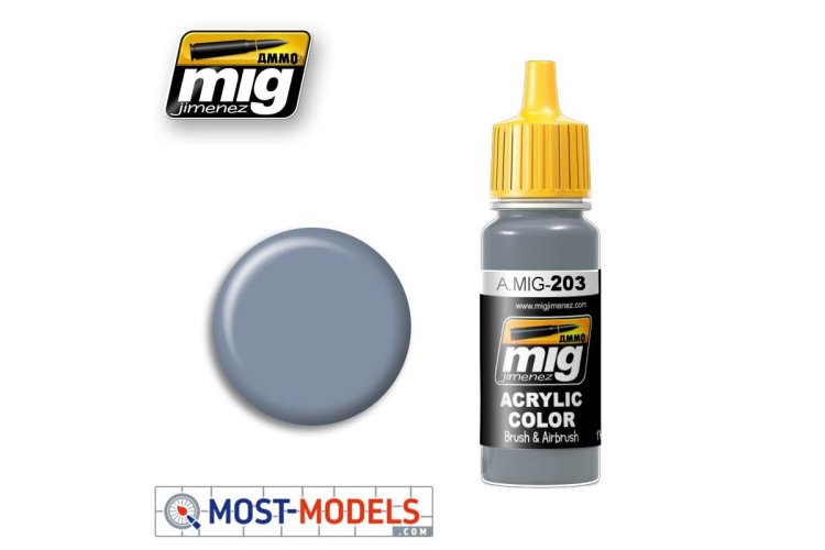 AMMO MIG 0203 FS 30219 Light Compass Ghost Gray - Acryl - Mig0203 1 - MIG0203-XS