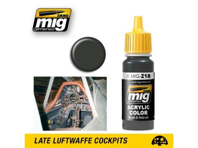 AMMO MIG 0218 RLM 66 Black Grey - Acryl - Mig0218 - MIG0218-XS