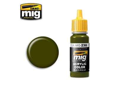 AMMO MIG 0230 RLM 82 Camo Green - Acryl  - Mig0230 - MIG0230-XS