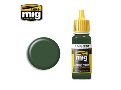 AMMO MIG 0238 FS 34092 Medium Green - Acryl - Mig0238 - MIG0238-XS