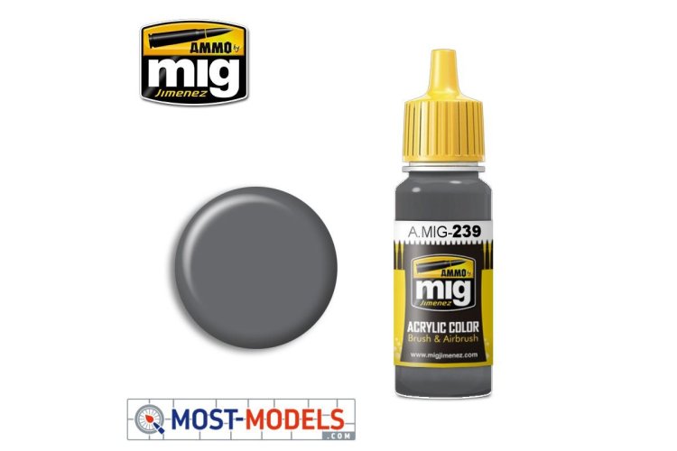 AMMO MIG 0239 FS 36122 Neutral Gray - Acryl - Mig0239 1 - MIG0239-XS