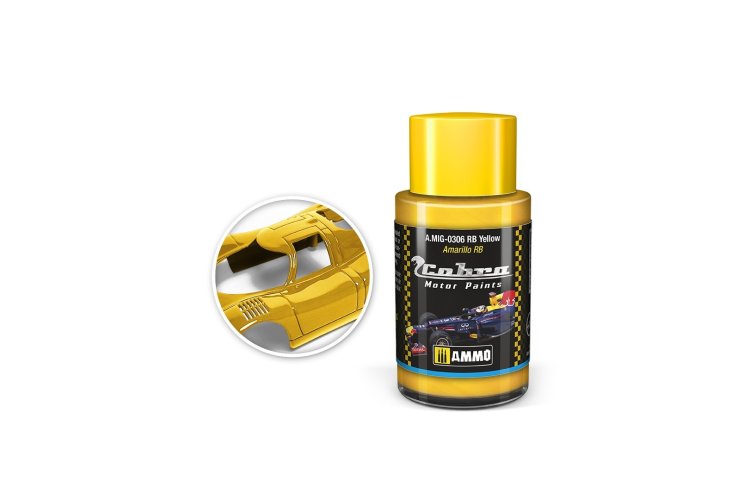 AMMO MIG 0306 Cobra Motor Paints - RB Yellow - Matt - Acryl - 30ml - Mig0306 1 - MIG0306