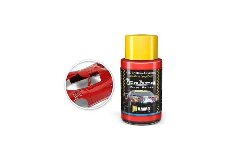 AMMO MIG 0313 Cobra Motor Paints - Rosso Corsa Racing - Matt - Acryl - 30ml - Mig0313 1 - MIG0313