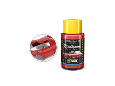 AMMO MIG 0314 Cobra Motor Paints - Phoenix Red - Matt - Acryl - 30ml - Mig0314 - MIG0314