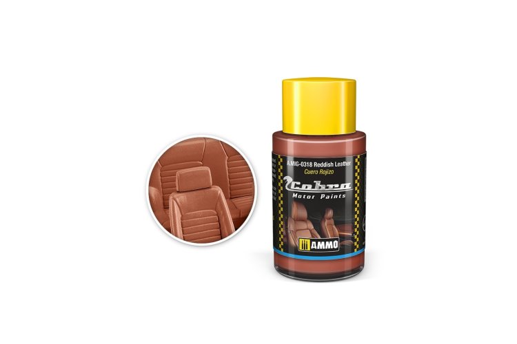 AMMO MIG 0318 Cobra Motor Paints - Reddish Leather - Matt - Acryl - 30ml - Mig0318 1 - MIG0318