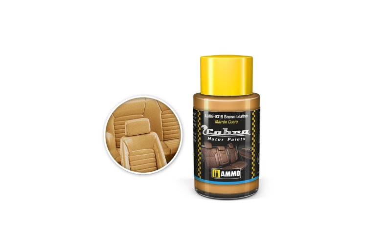 AMMO MIG 0319 Cobra Motor Paints - Brown Leather - Matt - Acryl - 30ml - Mig0319 1 - MIG0319