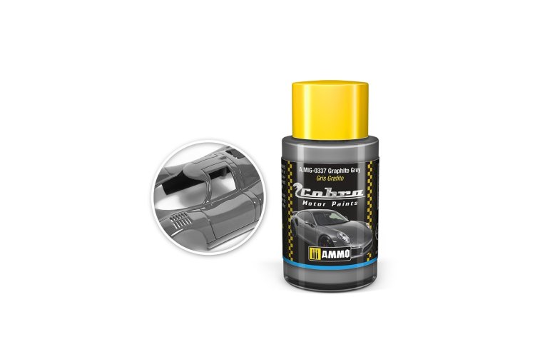 AMMO MIG 0337 Cobra Motor Paints - Graphite Grey - Matt - Acryl - 30ml - Mig0337 1 - MIG0337