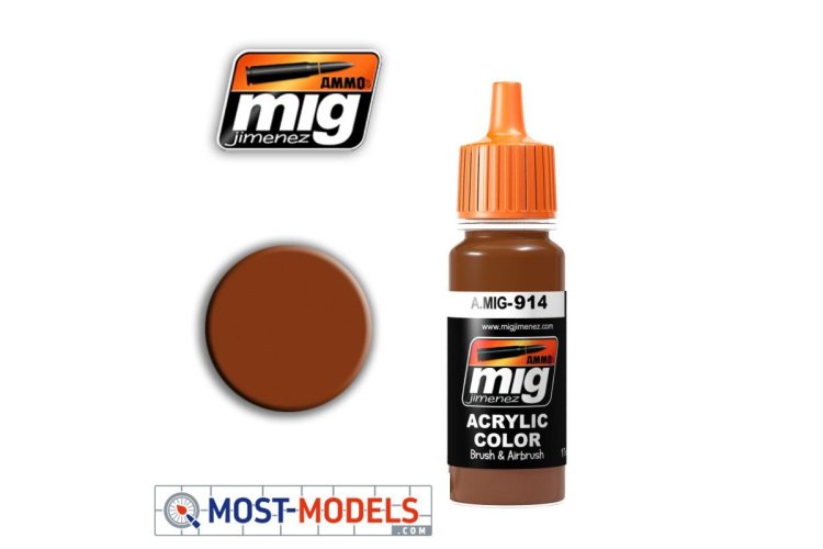 AMMO MIG 0914 Red Brown Light - Acryl - Mig0914 - MIG0914-XS