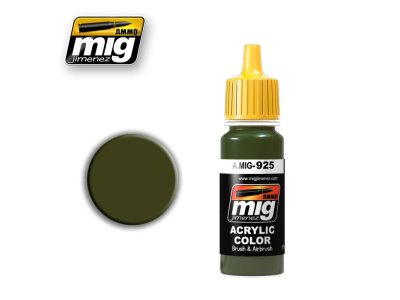 AMMO MIG 0925 Olive Drab Drark Base - Acryl - Mig0925 - MIG0925-XS