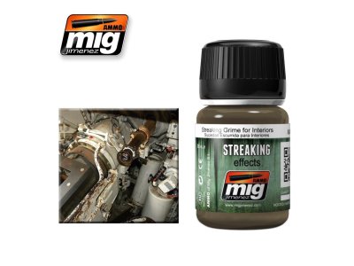 AMMO MIG 1200 Streaking Grime For Interiors  - Mig1200 - MIG1200-XS