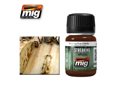 AMMO MIG 1204 Streaking Rust Effects  - Mig1204 - MIG1204-XS