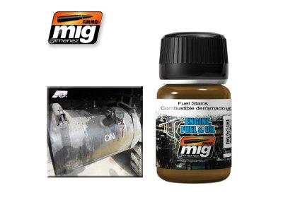 AMMO MIG 1409 Fuel Stains  - Mig1409 - MIG1409-XS