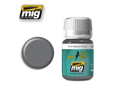 AMMO MIG 1601 PLW Medium Grey  - Mig1601 - MIG1601-XS