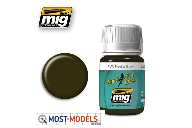 AMMO MIG 1614 PLW Neutral Brown - Mig1614 1 - MIG1614-XS