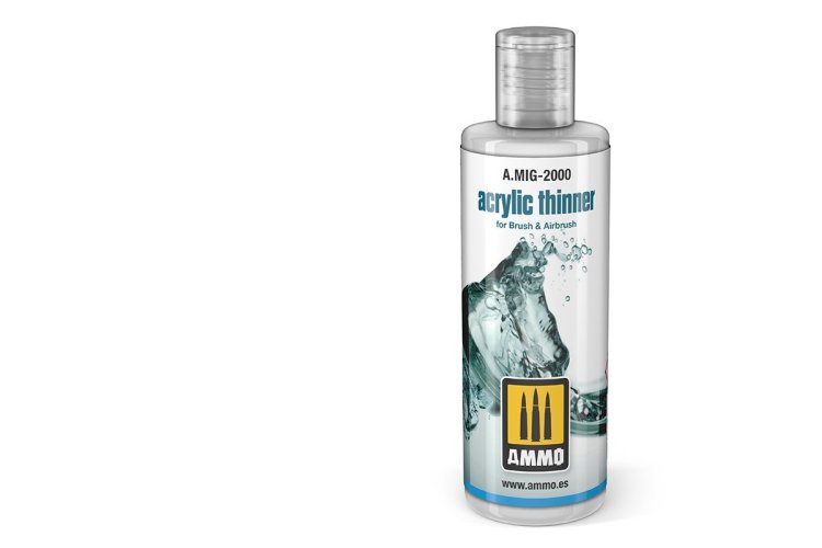 AMMO MIG 2000 Acrylic Thinner (60 ml) - Mig2000 xs - MIG2000-XS