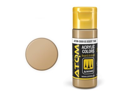 AMMO MIG 20009 ATOM - US Desert Tan - Acryl - 20ml - Mig20009 xs - MIG20009-XS